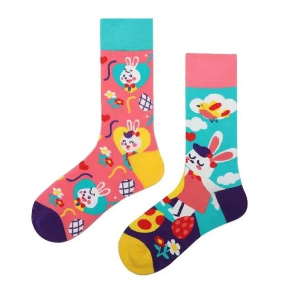 Polo by RL Easter Rabbit Playful Flirtatious Easter Message Socks - Picture 10 of 16